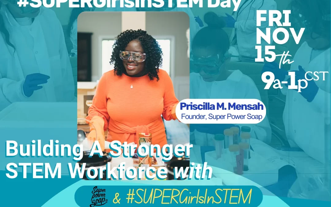 #SUPERGirlsSHINE in STEM Day on 11/15. Open to girls in grades 6th - 12th!