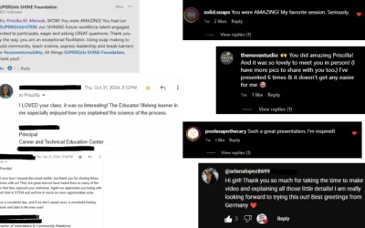 Thank you! Your soapmaking experience. Your impact.